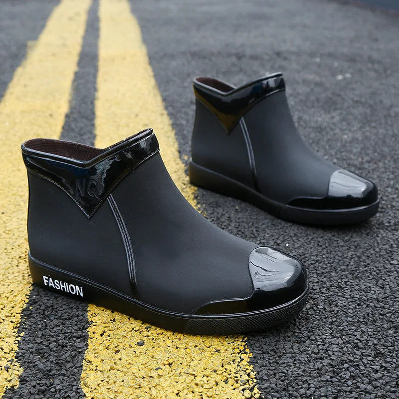 Damen Kurz Regenstiefel mit weichem, wasserdichtem Sohle - Mistrelle