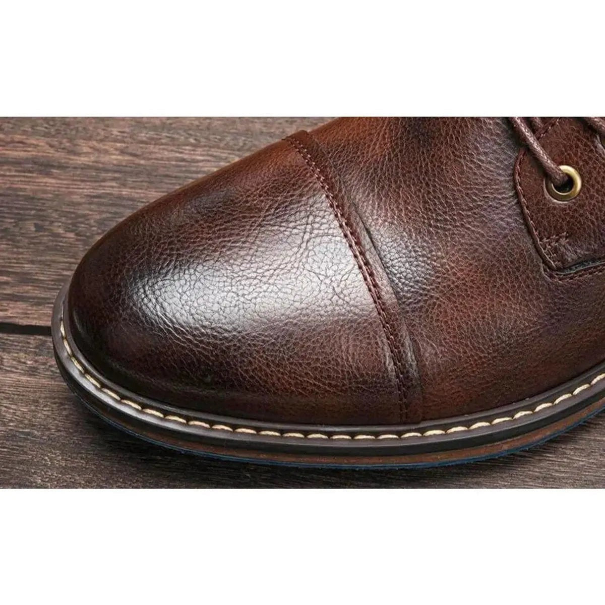 Harvey | Herren Schnürstiefeletten mit Kapuze und seitlichem Reißverschluss