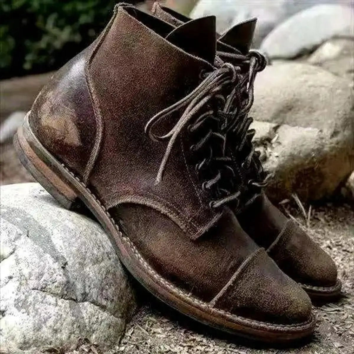Jasper | Herren Schnürstiefeletten mit Kappenzehen