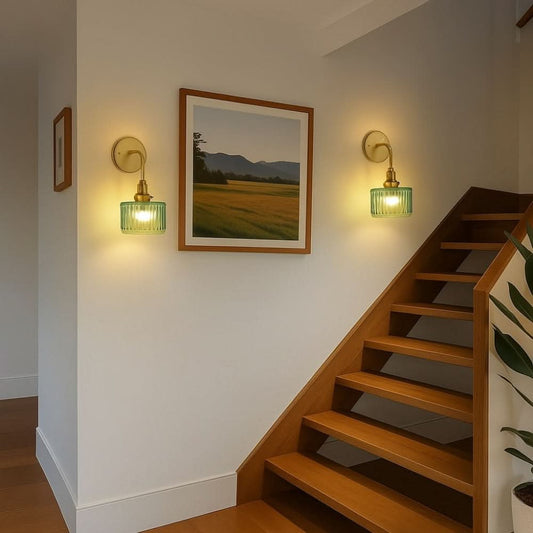 Vintage Drahtlose Wandleuchten Set aus 2