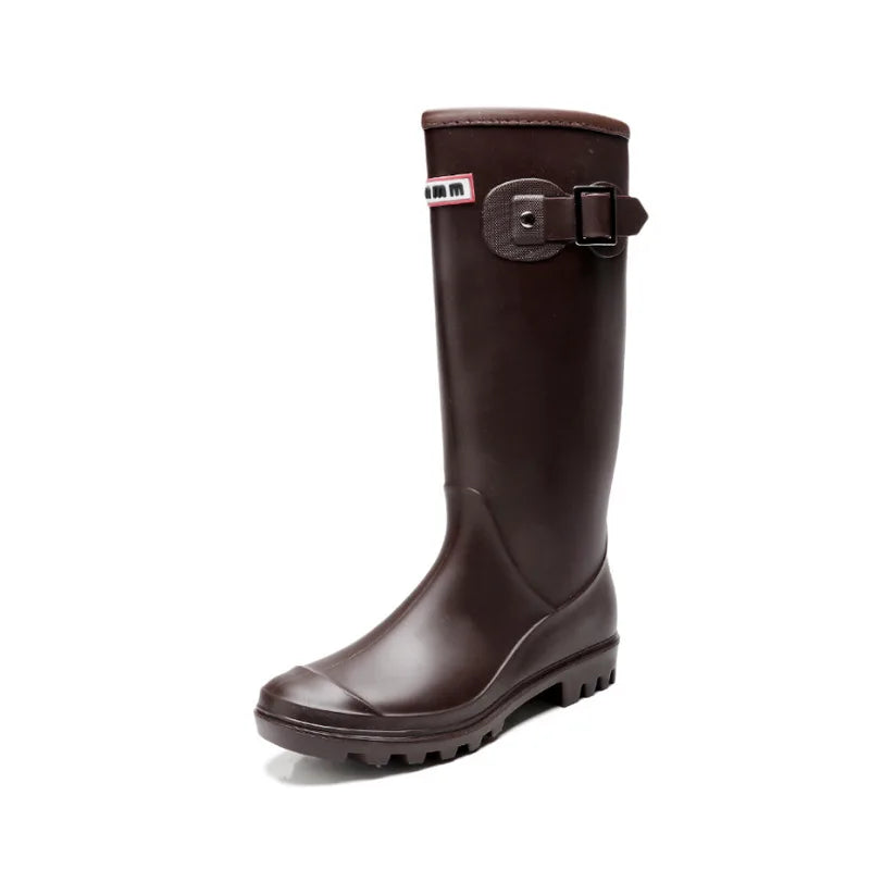 Damen Wasserdichte Hohe Gummiregenstiefel - Pluvienne