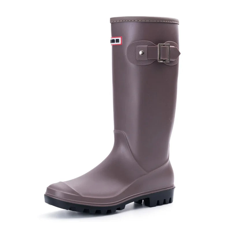 Damen Wasserdichte Hohe Gummiregenstiefel - Pluvienne