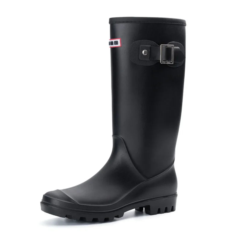 Damen Wasserdichte Hohe Gummiregenstiefel - Pluvienne