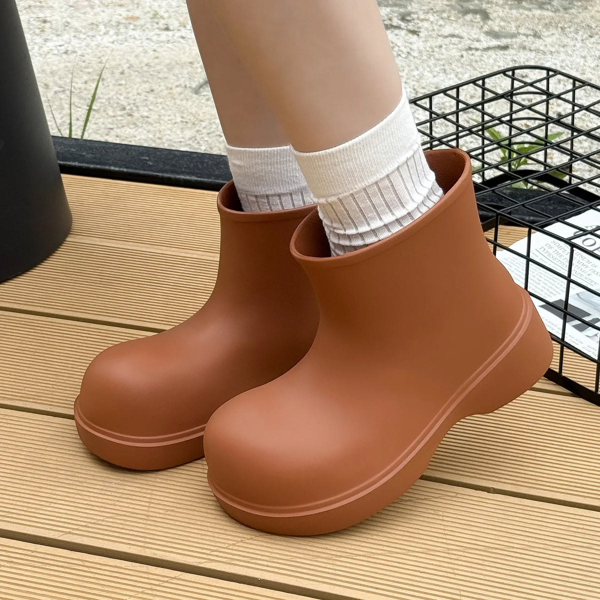 Damen Knöchel Regenstiefel - Vernelle