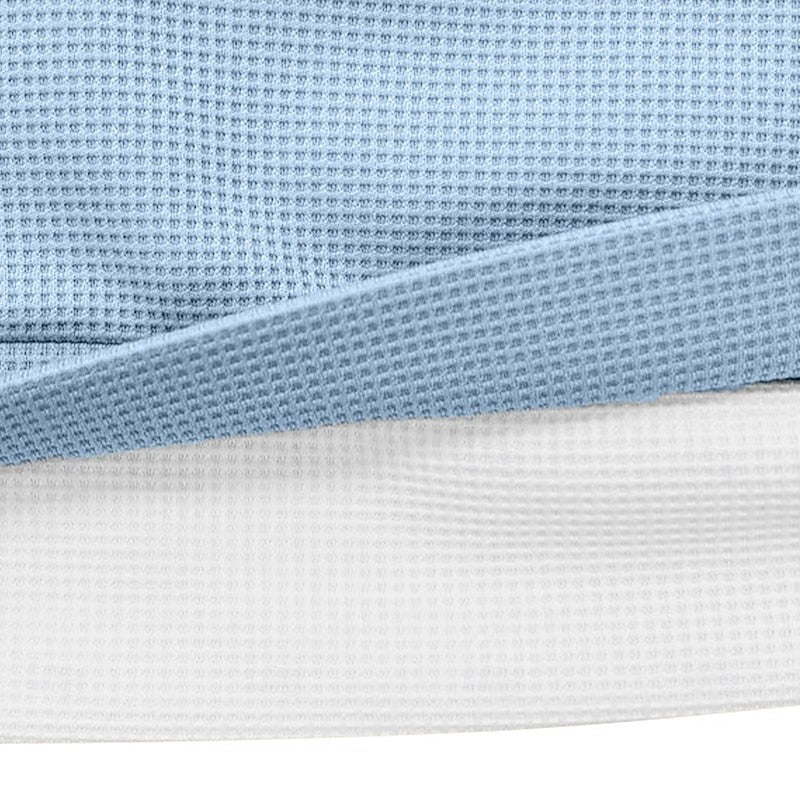 Jasper | Herren Farbblock Waffelstruktur Viertel-Reißverschluss Raglan-Ärmel Pullover