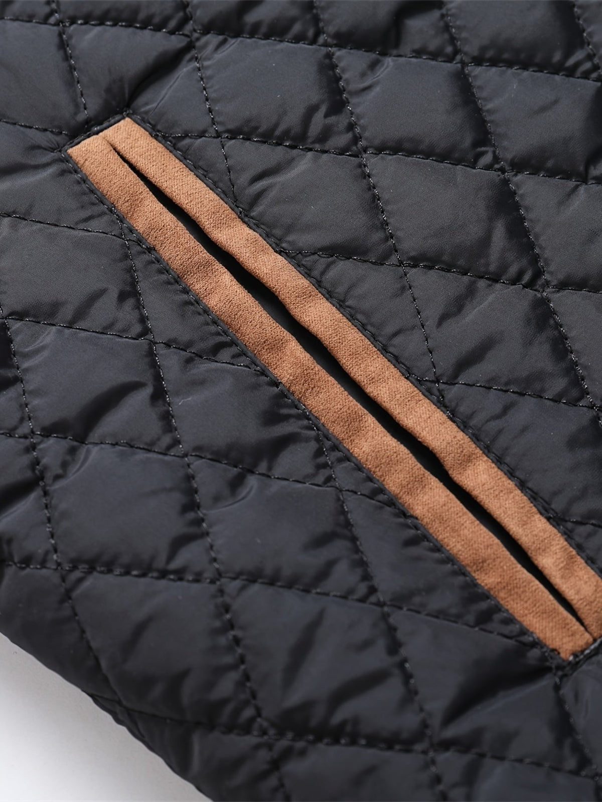 Rhett | Herren Jacke mit Diamantsteppung und strukturiertem Kragen
