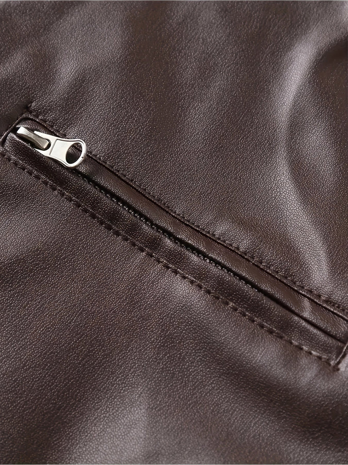 Bryson | Herren Stehkragen Zip-Up Slim-Fit Motojacke