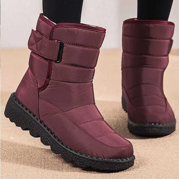 Freya | Damen Stepp Wasserabweisende Fellgefütterte Chunky-Sohle Stiefeletten