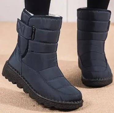 Freya | Damen Stepp Wasserabweisende Fellgefütterte Chunky-Sohle Stiefeletten