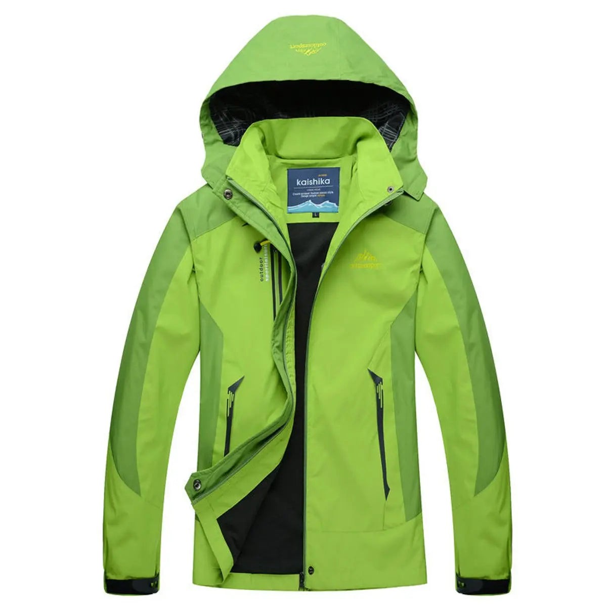 Freya | Damen Wasserdichte Farbblockierte Kapuzenjacke